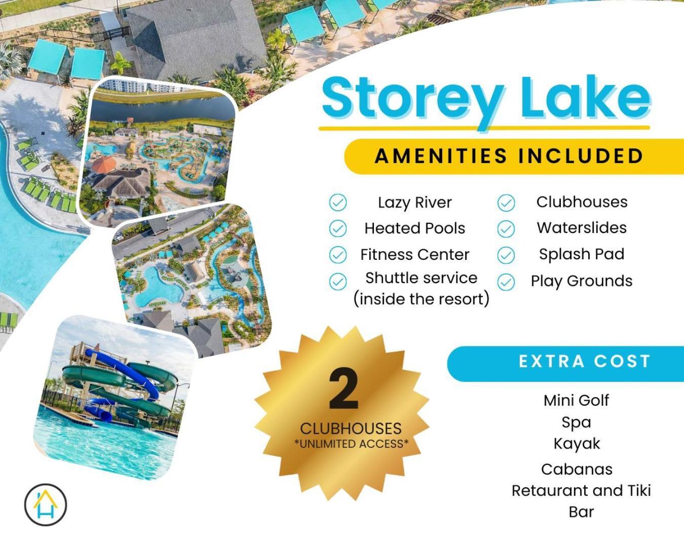 Terrific Thematic Lakeview 2B With 2 Clubhouses Kissimmee Exterior foto